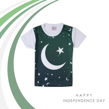Girl’s T-Shirt – Simple Half Sleeve Tee for Everyday Comfort - Green