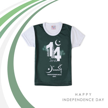 Girl’s T-Shirt – Simple Half Sleeve Tee for Everyday Comfort - Green