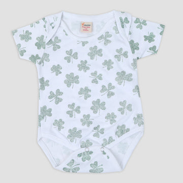 Newborn Girls Independence Romper - White