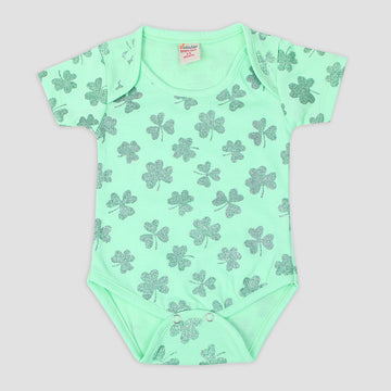 Newborn Girls Independence Romper - Green