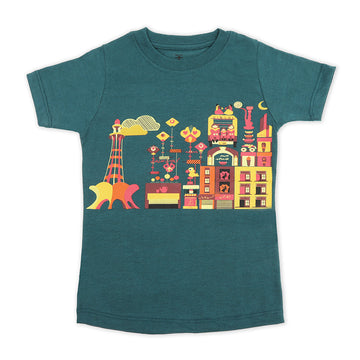 Eminent Girls Independence Day T-Shirt - Green