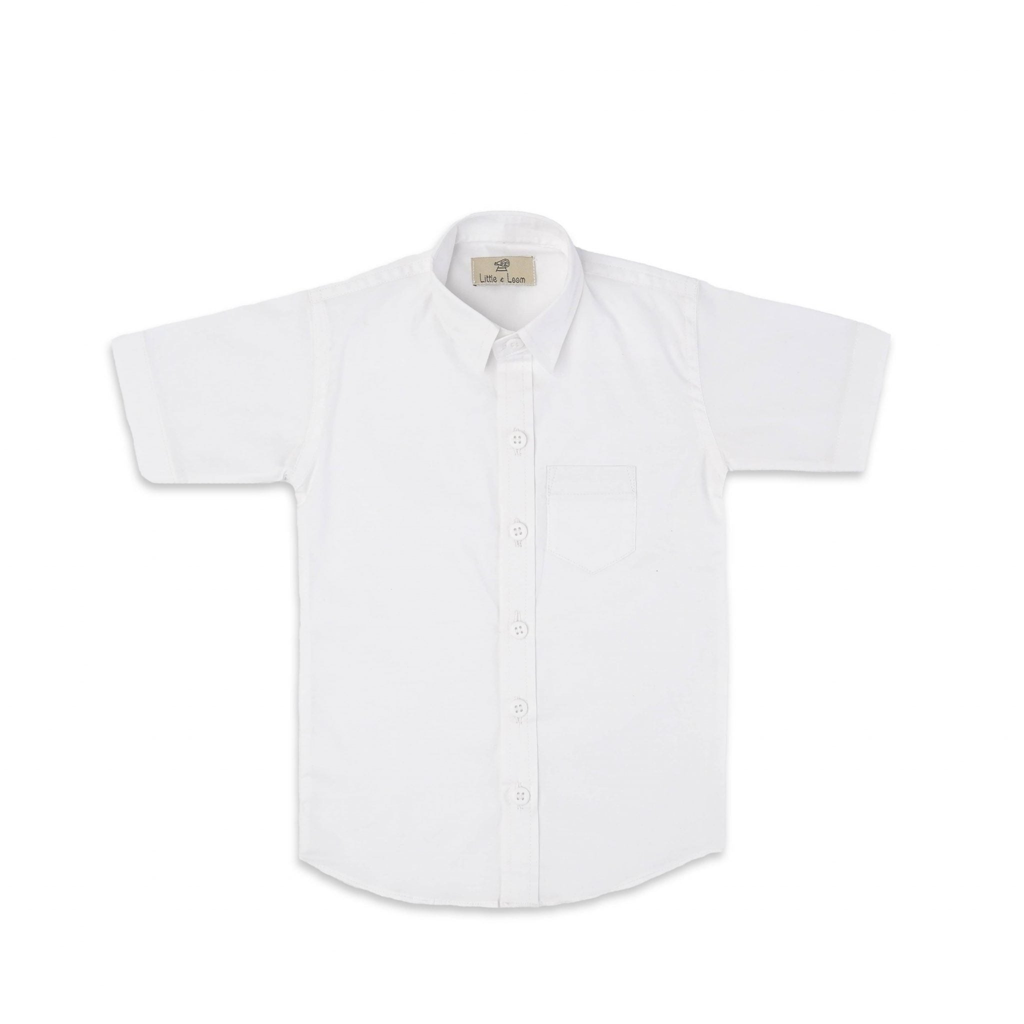 HALF SLEEVES WHITE SHIRT