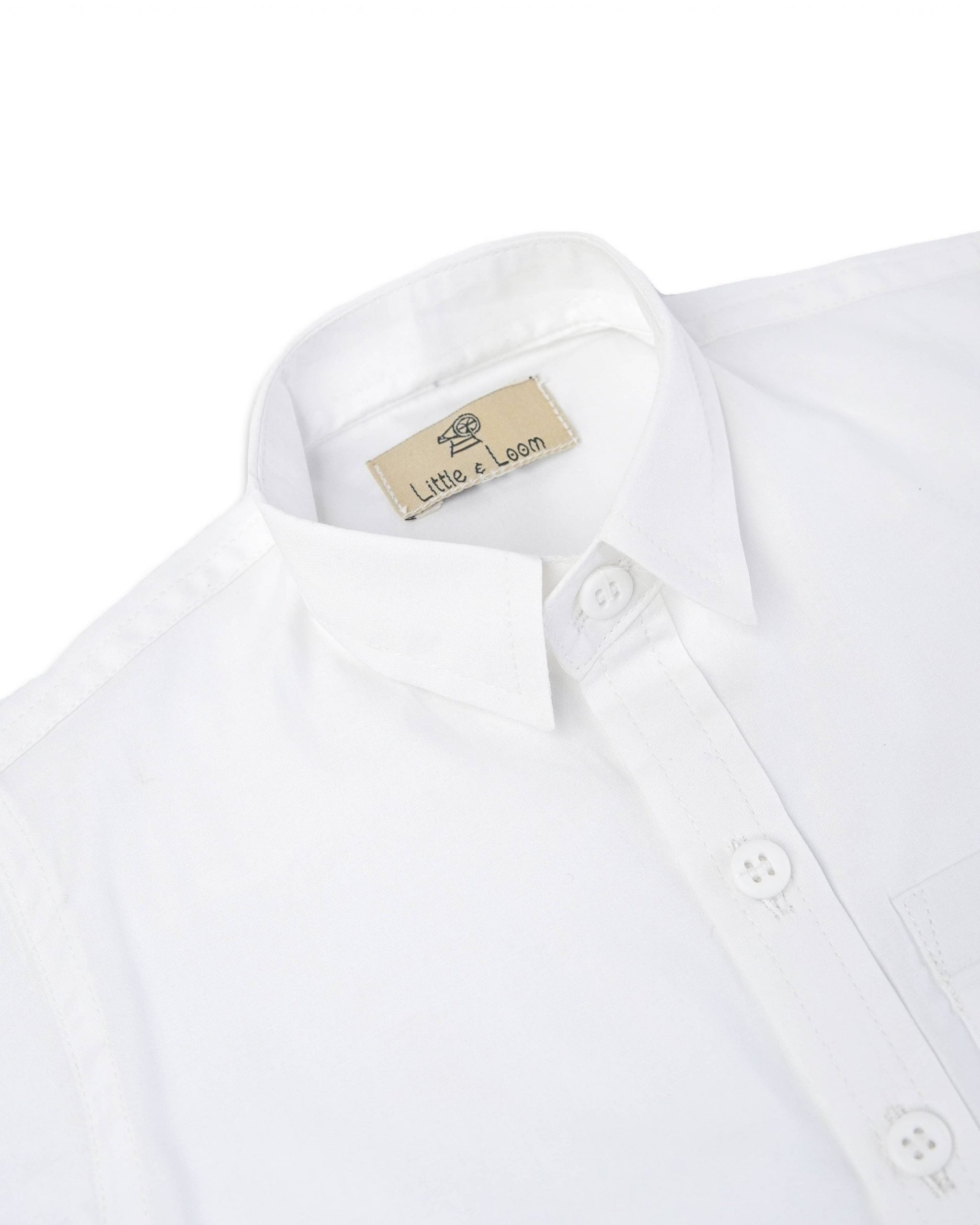 HALF SLEEVES WHITE SHIRT