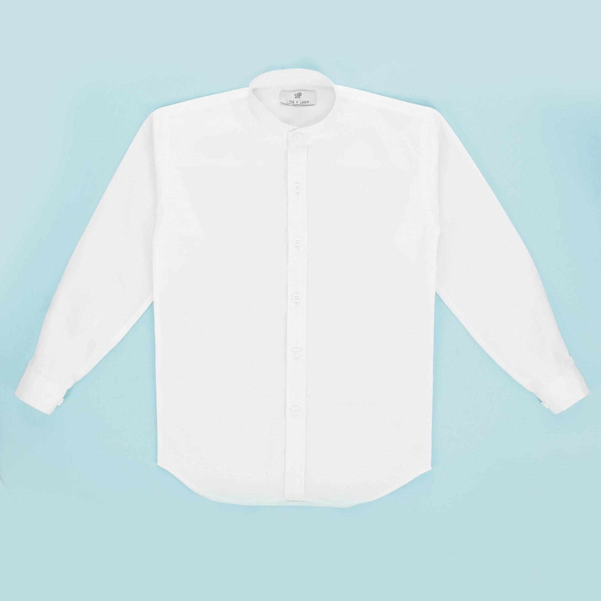 MANDARIN COLLAR SHIRT