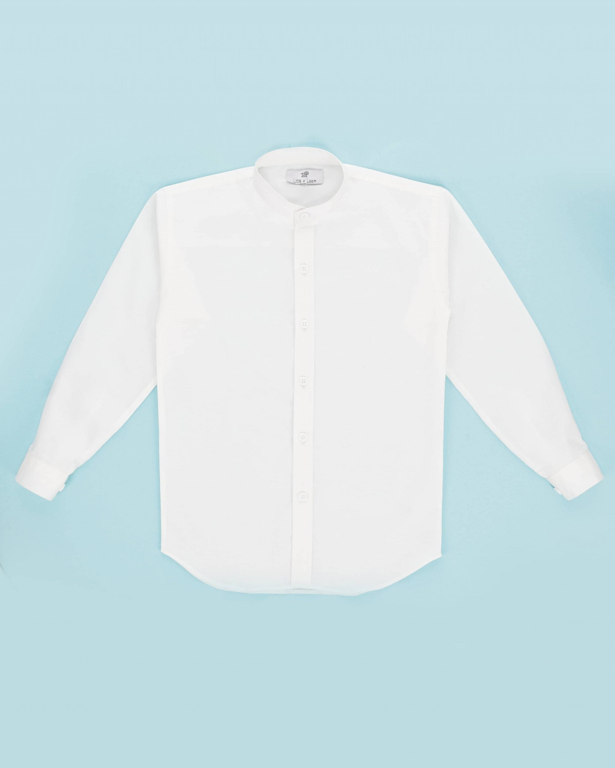MANDARIN COLLAR SHIRT