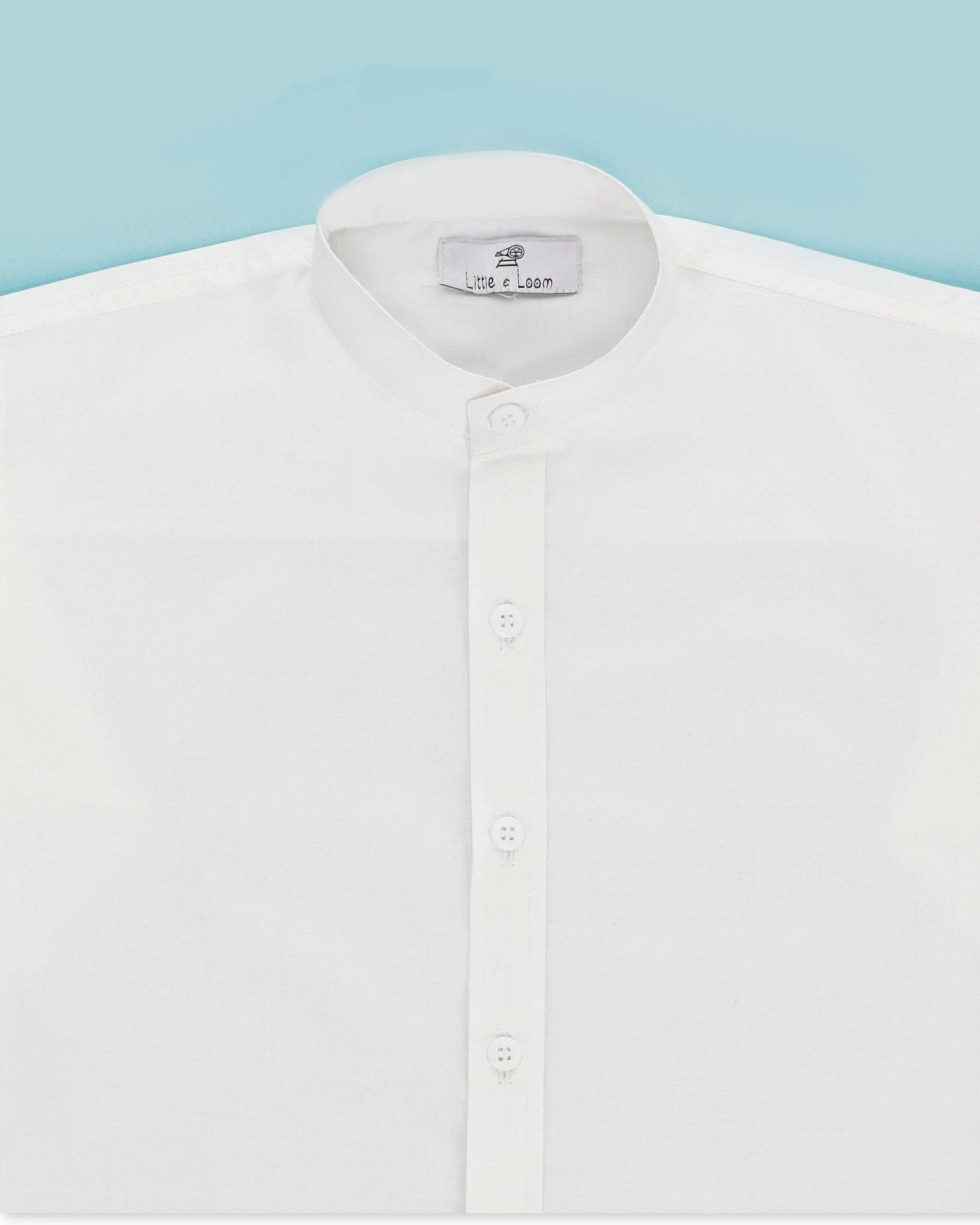 MANDARIN COLLAR SHIRT