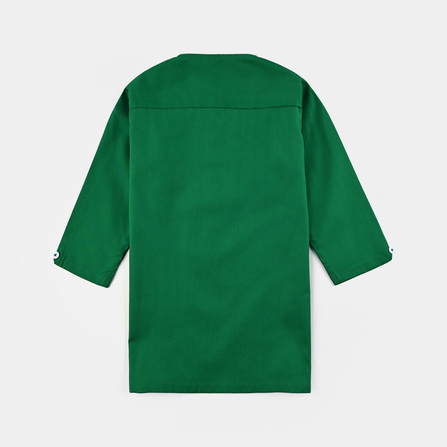 Infant Boys Cotton Poplin Kurta (Basic Funk)-GREEN