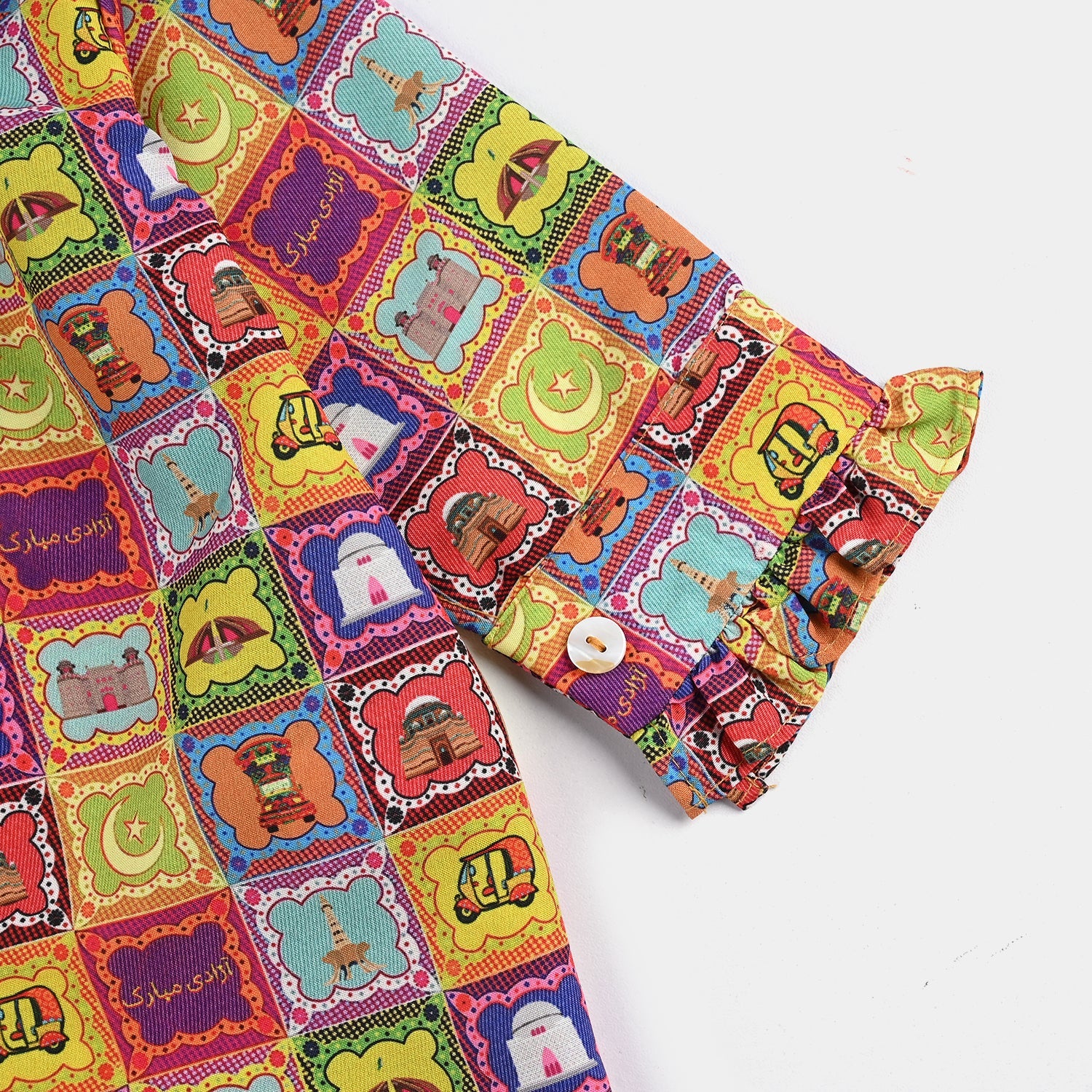 Infant Girls Poly Net Casual Top Ticket -Multi