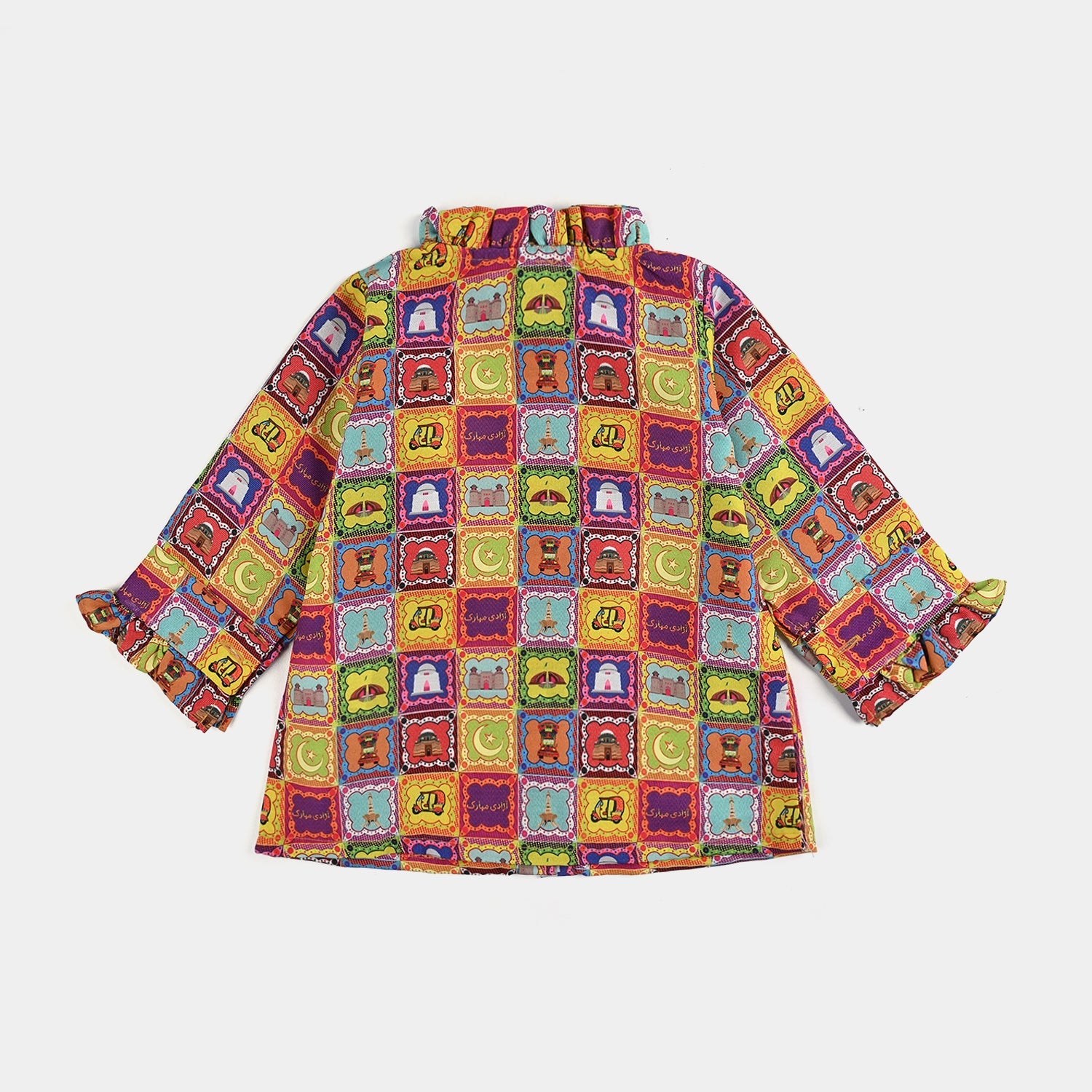 Infant Girls Poly Net Casual Top Ticket -Multi