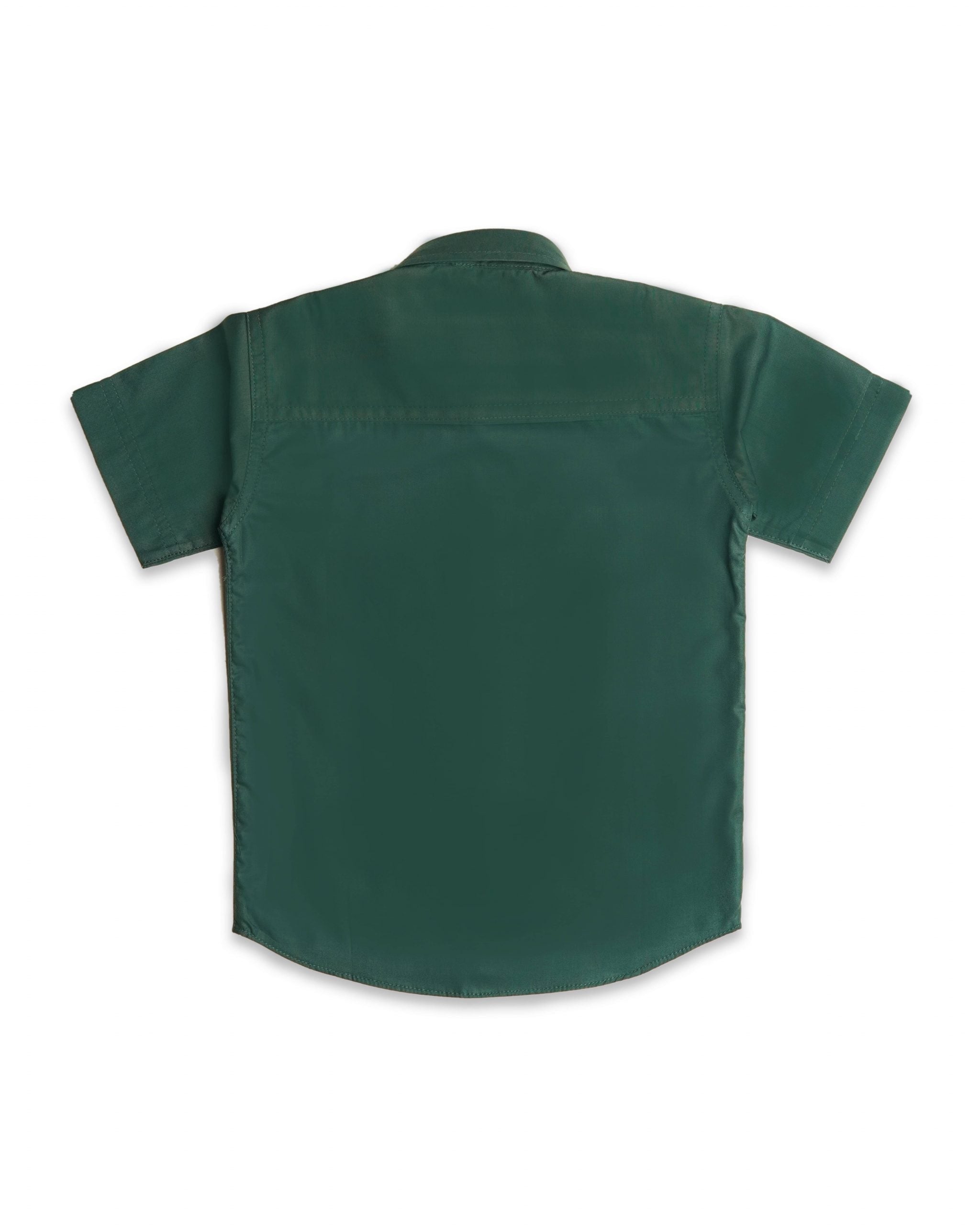 GREEN FORMAL SHIRT HALF SLEEVES