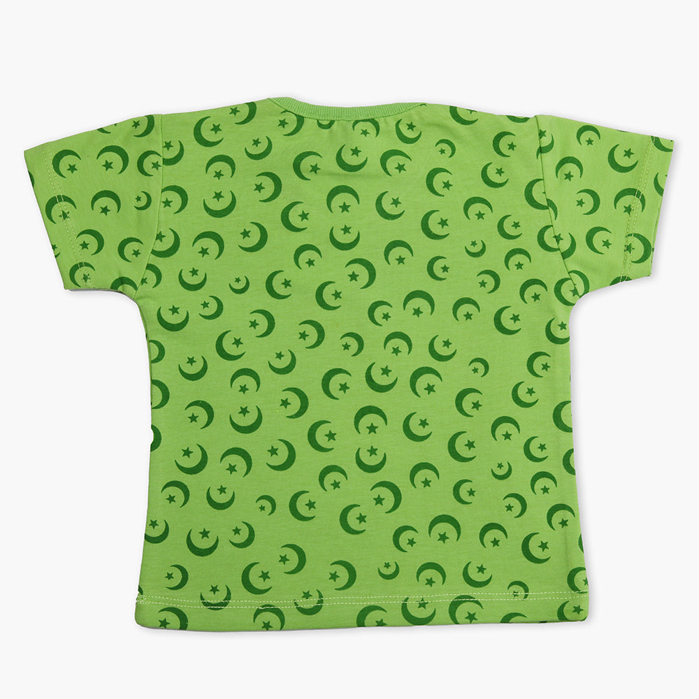 Newborn Boys Azadi T-Shirt - Green