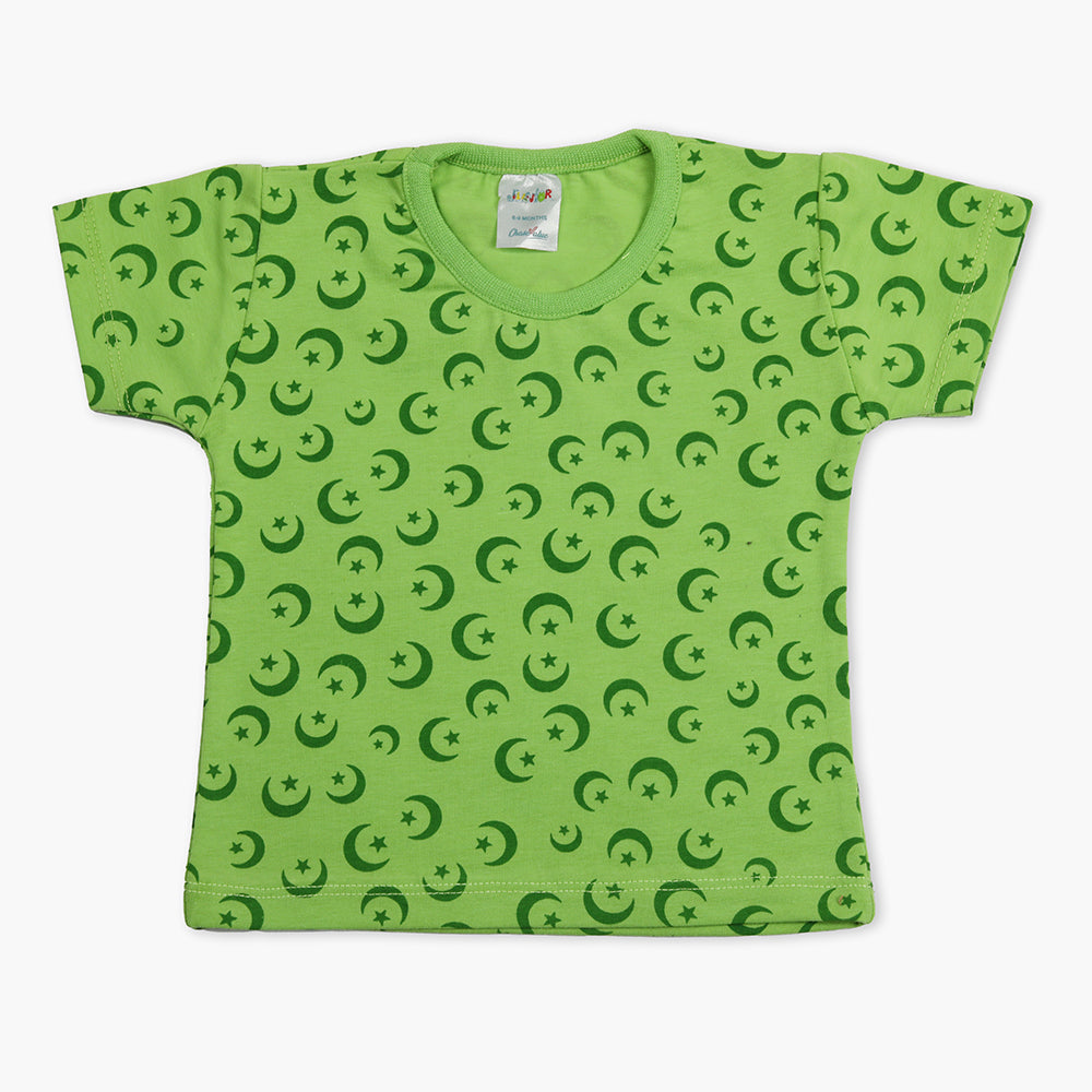 Newborn Boys Azadi T-Shirt - Green