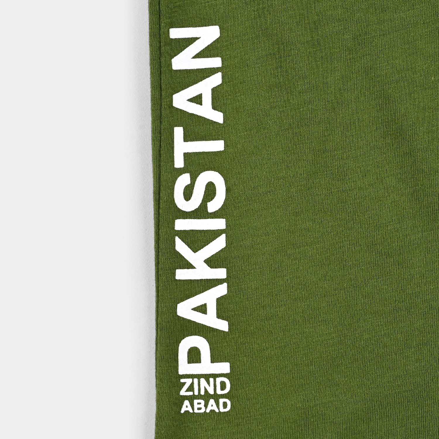 Boys Poly Cotton Jersey T-Shirt H/S ARZ-E-PAKISTAN