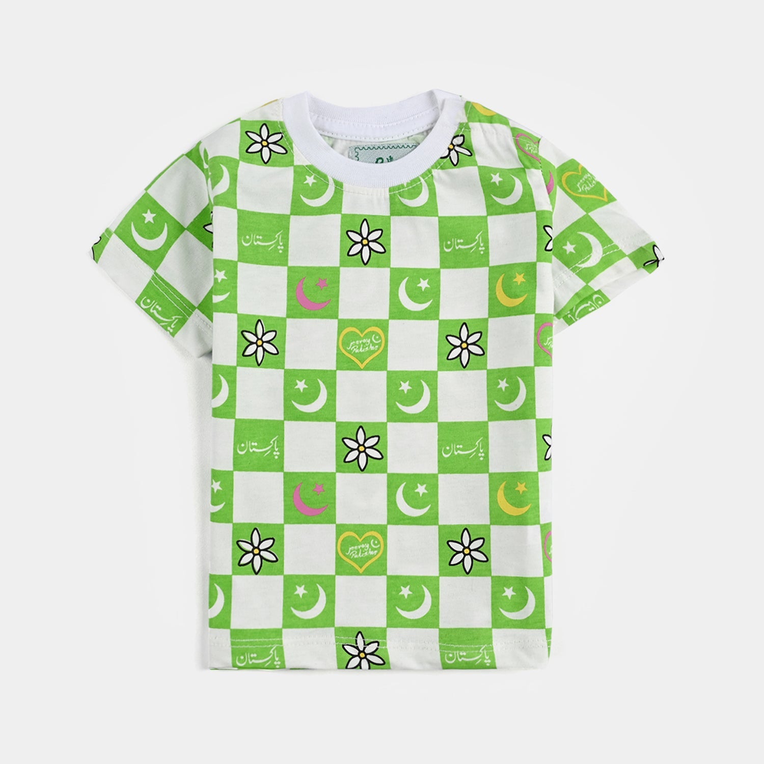 Girls Poly Cotton Jersey T-Shirt H/S AZADI KAI RANG-Snow White