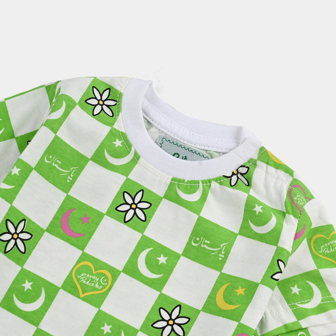 Girls Poly Cotton Jersey T-Shirt H/S AZADI KAI RANG-Snow White